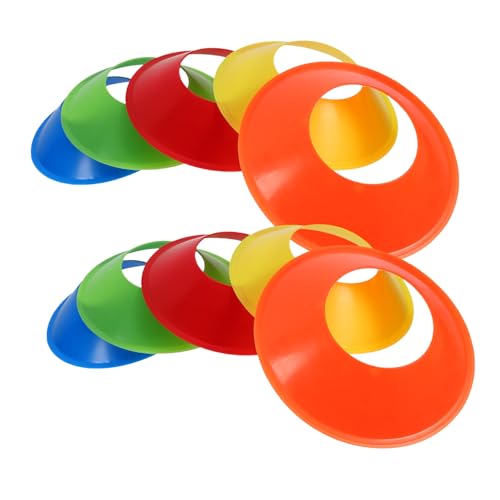VANZACK 10Stücke Multifunktionale Sportballständer Fußball Display Rack Stabiler Marker für Training und Präsentation für Basketball Volleyball und Mehr Farbenvielfalt von VANZACK