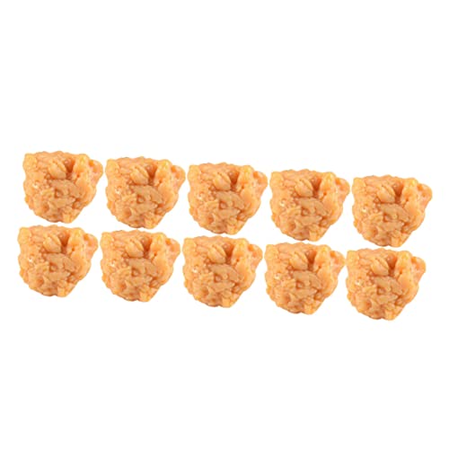 VANZACK 10Stücke Realistische Hähnchennuggets Modelle aus Dekoration und Requisite für Fotos und Kreative Anwendungen VANZACK 10Stücke Realistische Hähnchennuggets Modelle aus Dekoration und Requisite für Fotos und Kreative Anwendungen von VANZACK