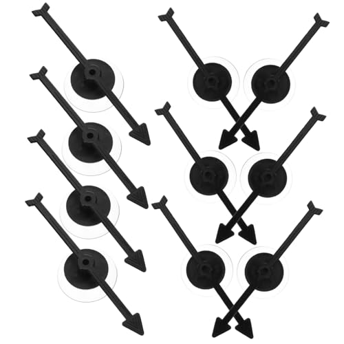 VANZACK 10Stücke Saugnapf Spielspinner Pfeilspinner für Brettspiele Desktop für Partys Bildung und Veranstaltungen von VANZACK