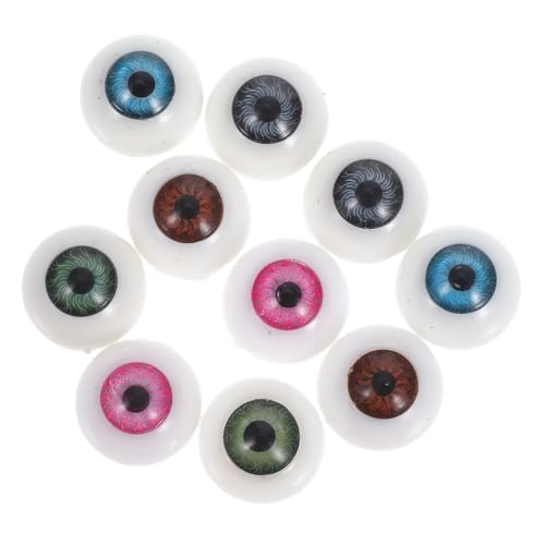 VANZACK 10pcs Puppe Augäpfel Halbe Runde Plastikaugen Puppenbärhandwerk Für DIY Doll Bär Stofftier Machen Handwerksbehörden Halloween Horror Requisiten VANZACK 10pcs Puppe Augäpfel Halbe Runde Plastikaugen Puppenbärhandwerk Für DIY Doll Bär Stofftier Machen Handwerksbehörden Halloween Horror Requisiten von VANZACK
