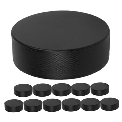 VANZACK 12 Stück Leichte PU Schaum Pucks für Indoor Training und Teamübungen Vielseitige Sportausrüstung für Spieler und Anfänger von VANZACK