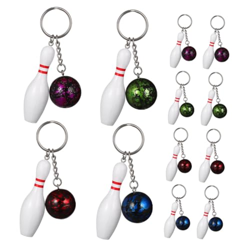 VANZACK 12 Stück Mini Bowling Schlüsselanhänger Farbige Bowling Ball Charms Sport Schlüsselringe für Kindergeburtstag Mitgebsel und Party Zubehör VANZACK 12 Stück Mini Bowling Schlüsselanhänger Farbige Bowling Ball Charms Sport Schlüsselringe für Kindergeburtstag Mitgebsel und Party Zubehör von VANZACK
