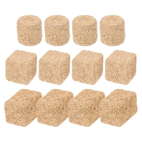 VANZACK 12 Stück Mini-Heuballen: Strohheufigur Fake-Szene-Layout Requisiten- Für Die Mini-Hausdekoration, DIY-Projekte Und Tischdeko Im Herbst VANZACK 12 Stück Mini-Heuballen: Strohheufigur Fake-Szene-Layout Requisiten- Für Die Mini-Hausdekoration, DIY-Projekte Und Tischdeko Im Herbst von VANZACK