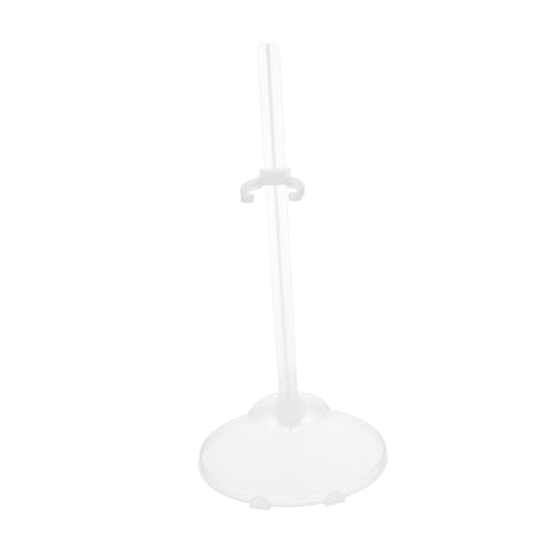 VANZACK 12 Stück Puppenständer Verstellbare Transparente Halter für Actionfiguren und Puppen zum Ausstellen und Schutz Ihrer Sammlungen von VANZACK