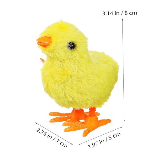 VANZACK 12 Stück Teiliges Aufziehspielzeug Plüschküken Kleine Springende Huhn Spielzeuge für Langlebig Sicher Farbenfroh für Party Goodie Bags und Gemeinsames von VANZACK