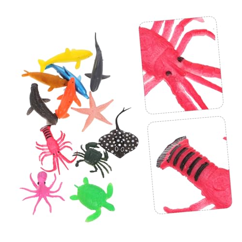 VANZACK 12 Stück Teiliges Bunte Meerestiere Figuren aus Abs Realistische Fisch und Meeresbewohner Modelle Pflegeleicht Vielfältige Aquarium Deko für Meeresliebhaber VANZACK 12 Stück Teiliges Bunte Meerestiere Figuren aus Abs Realistische Fisch und Meeresbewohner Modelle Pflegeleicht Vielfältige Aquarium Deko für Meeresliebhaber von VANZACK