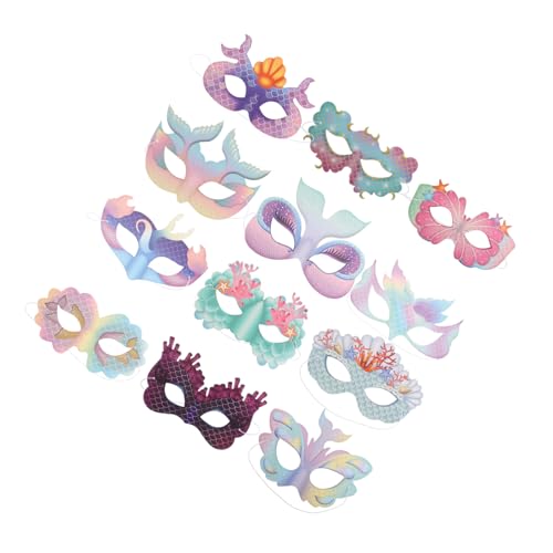 VANZACK 12 Stück Teiliges Halbgesichts party masken Leichte und Komfortable Papiermasken Bunte Designs für Kreative Rollenspiele Halloween Geburtstage und Fasching Einfach zu Reinigen VANZACK 12 Stück Teiliges Halbgesichts party masken Leichte und Komfortable Papiermasken Bunte Designs für Kreative Rollenspiele Halloween Geburtstage und Fasching Einfach zu Reinigen von VANZACK