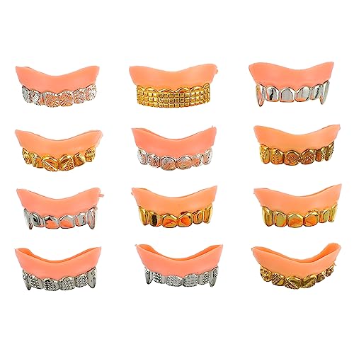 VANZACK 12 Stück Teiliges Halloween Kostümzubehör Imitation Buckteeth und Zombie Zähne Realistische Falsche Prothesen für Party und Horror Mottopartys Kreative Verkleidung für Erwachsene VANZACK 12 Stück Teiliges Halloween Kostümzubehör Imitation Buckteeth und Zombie Zähne Realistische Falsche Prothesen für Party und Horror Mottopartys Kreative Verkleidung für Erwachsene von VANZACK