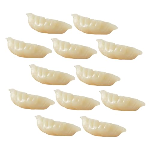 VANZACK 12 Stück Teiliges Mini Dumpling Deko aus Robustem Realistische Falsche Teigtaschen für Küche Tischdeko Lebensechte Simulation Verschleißfest und Bruchsicher VANZACK 12 Stück Teiliges Mini Dumpling Deko aus Robustem Realistische Falsche Teigtaschen für Küche Tischdeko Lebensechte Simulation Verschleißfest und Bruchsicher von VANZACK