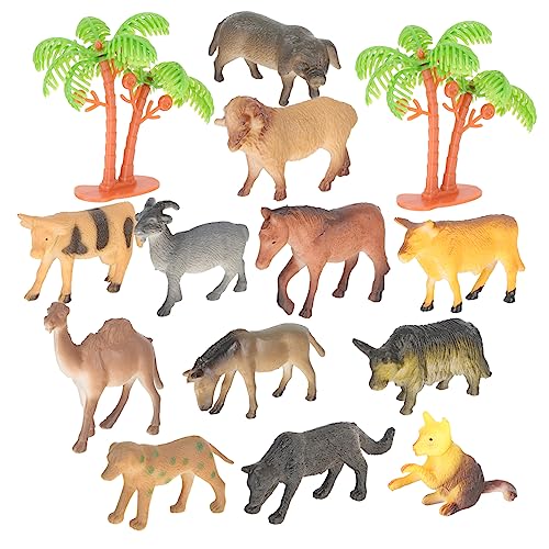 VANZACK 12 Stück Teiliges Set Realistische Farmtiere Figuren aus Kunststoff Kindgerechtes Lernspielzeug für Kleinkinder Jahre Detailreiche Miniatur Bauernhoftiere für Dekoration und VANZACK 12 Stück Teiliges Set Realistische Farmtiere Figuren aus Kunststoff Kindgerechtes Lernspielzeug für Kleinkinder Jahre Detailreiche Miniatur Bauernhoftiere für Dekoration und von VANZACK
