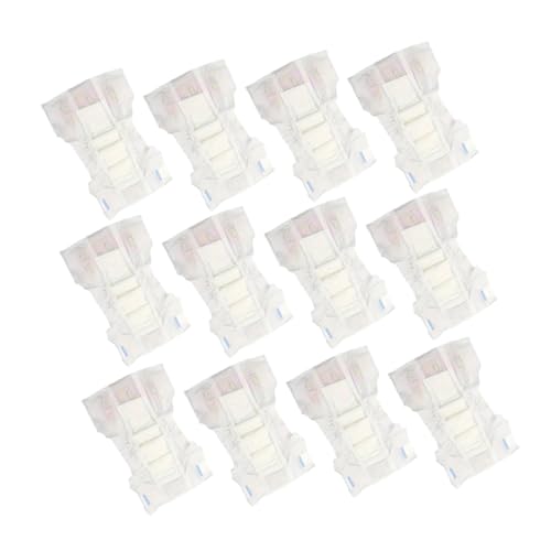 VANZACK 12 Stück Teiliges Wiederverwendbare Puppenwindeln Verstellbar Kompatibel mit Puppen Niedliches Design Einfache Handhabung Spielzubehör für Fantasievolles Puppenspiel VANZACK 12 Stück Teiliges Wiederverwendbare Puppenwindeln Verstellbar Kompatibel mit Puppen Niedliches Design Einfache Handhabung Spielzubehör für Fantasievolles Puppenspiel von VANZACK