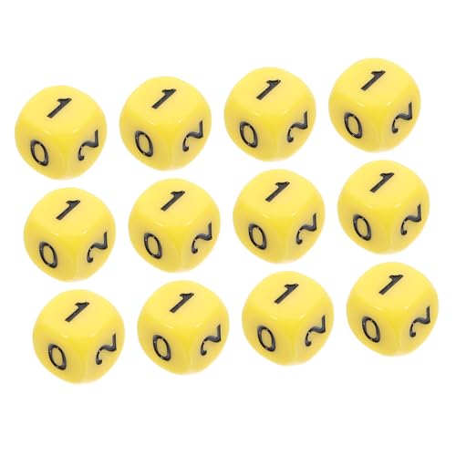 VANZACK 12 Stück Teiliges Würfelset Zahlenwürfel Acrylspielwürfel mit Abgerundeten Kanten Spielzubehör für Brettspiele und Mathe Lernspiele Kompakt und Langlebig für Indoor Outdoor Partys VANZACK 12 Stück Teiliges Würfelset Zahlenwürfel Acrylspielwürfel mit Abgerundeten Kanten Spielzubehör für Brettspiele und Mathe Lernspiele Kompakt und Langlebig für Indoor Outdoor Partys von VANZACK