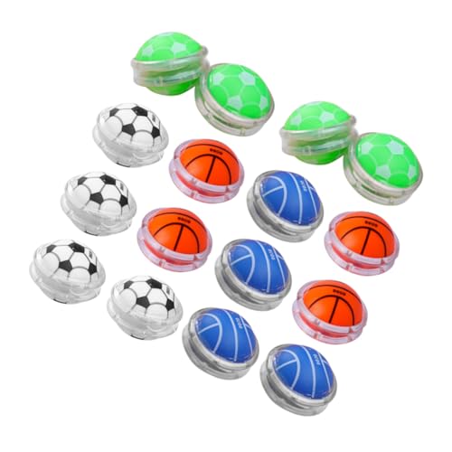 VANZACK 12 Stück Teiliges Yo Yo Ball für Kunststoff Fußball und Basketball Design Fördert Fingerfertigkeit und Koordination Sicher und Robust als Outdoor für Mädchen und VANZACK 12 Stück Teiliges Yo Yo Ball für Kunststoff Fußball und Basketball Design Fördert Fingerfertigkeit und Koordination Sicher und Robust als Outdoor für Mädchen und von VANZACK