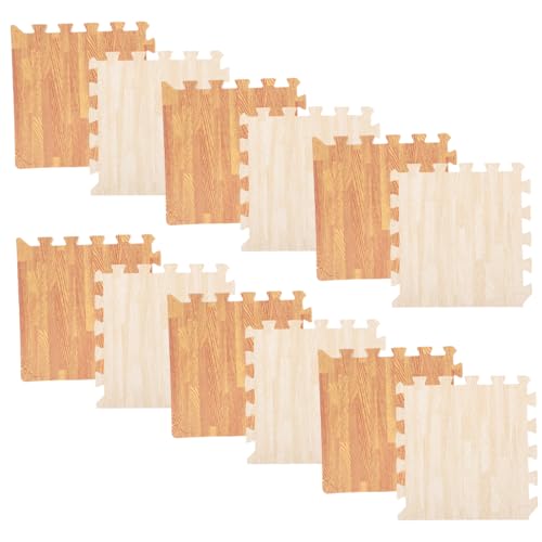 VANZACK 12 Stück Teppich Puzzlematte Spielmatte Schaumstoff-fußmatten -Puzzle-Matte Auswechselbare Fußmatten Bodenfliesen Babymatte Für Den Boden Puzzle-bodenbelag Präzisions-Eva VANZACK 12 Stück Teppich Puzzlematte Spielmatte Schaumstoff-fußmatten -Puzzle-Matte Auswechselbare Fußmatten Bodenfliesen Babymatte Für Den Boden Puzzle-bodenbelag Präzisions-Eva von VANZACK