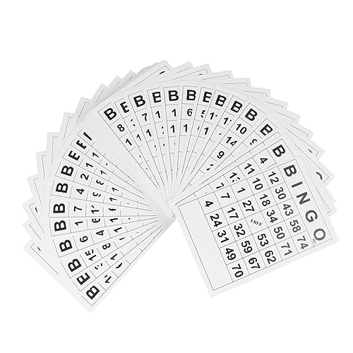 VANZACK 120Stücke Bingo Spielkarten für Haushaltsfeiern Interaktives Partyspiel für Erwachsene für Geburtstagsfeiern und Veranstaltungen von VANZACK