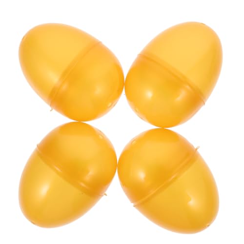 VANZACK 12Stücke Befüllbare Eier Aus Kunststoff Goldene Eiförmige Kapseln Für Kreative Geschenkverpackungen Und Spiele Für Besondere Anlässe von VANZACK