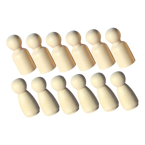 VANZACK 12Stücke DIY Holzpuppenverzierung Teiliges für Miniaturdekoration Handbemalbare Figuren für Mikro Landschaft und Puppenhaus Zubehör Langlebig und Leicht zu Transportieren VANZACK 12Stücke DIY Holzpuppenverzierung Teiliges für Miniaturdekoration Handbemalbare Figuren für Mikro Landschaft und Puppenhaus Zubehör Langlebig und Leicht zu Transportieren von VANZACK