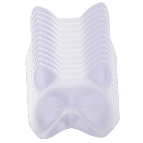 VANZACK 12Stücke DIY Katzenmaske aus Maske für Halloween Karneval und Kindergeburtstag zum Bemalen und Basteln für Kreative Partys VANZACK 12Stücke DIY Katzenmaske aus Maske für Halloween Karneval und Kindergeburtstag zum Bemalen und Basteln für Kreative Partys von VANZACK