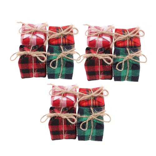 VANZACK 12Stücke Geschenkboxen für Puppenhaus Weihnachtsdekoration Langlebige Ornamente für DIY und für Familie und Freunde VANZACK 12Stücke Geschenkboxen für Puppenhaus Weihnachtsdekoration Langlebige Ornamente für DIY und für Familie und Freunde von VANZACK