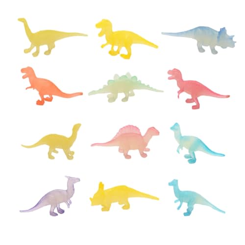 VANZACK 12Stücke Leuchtende Dinosaurier Modelle Spaßige Glühende Dinosaurier Spielzeuge Für Plastikdinosaurier Figuren Verschiedenen Designs VANZACK 12Stücke Leuchtende Dinosaurier Modelle Spaßige Glühende Dinosaurier Spielzeuge Für Plastikdinosaurier Figuren Verschiedenen Designs von VANZACK
