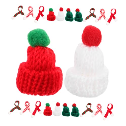 VANZACK 12Stücke Mini Weihnachtsmützen Und Schals Strickmützen Und Kleine Bastelhüte Für DIY Weihnachtsdeko Mini Santa Hüte Für Tassen Flaschen Und Puppenhaus VANZACK 12Stücke Mini Weihnachtsmützen Und Schals Strickmützen Und Kleine Bastelhüte Für DIY Weihnachtsdeko Mini Santa Hüte Für Tassen Flaschen Und Puppenhaus von VANZACK