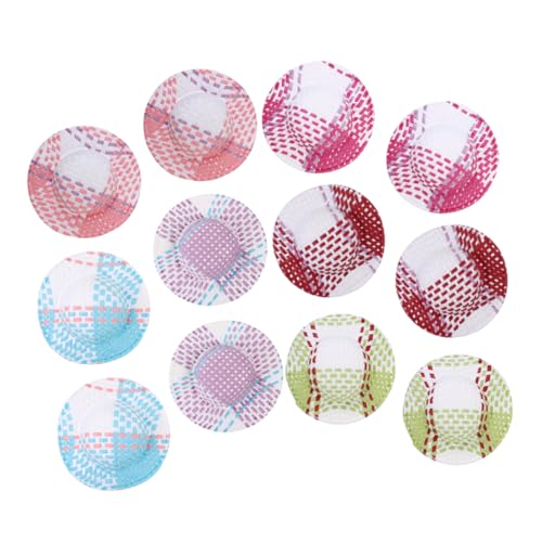 VANZACK 12Stücke Miniaturhüte aus DIY Bastelhüte Farben für Puppen und Kreative Dekoration Gewebte Mini Hüte für Bastelprojekte VANZACK 12Stücke Miniaturhüte aus DIY Bastelhüte Farben für Puppen und Kreative Dekoration Gewebte Mini Hüte für Bastelprojekte von VANZACK