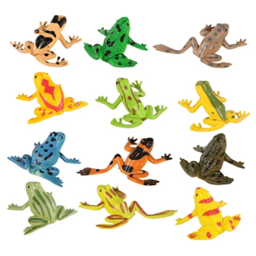 VANZACK 12Stücke Plastik Frösche Figuren Realistische Frösche Für Partys Teichlandschaften Und Kreative Spielmöglichkeiten VANZACK 12Stücke Plastik Frösche Figuren Realistische Frösche Für Partys Teichlandschaften Und Kreative Spielmöglichkeiten von VANZACK