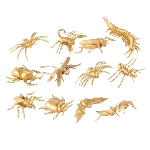 VANZACK 12Stücke Teiliges Insekten Pädagogisches Playset für Halloween Partys und Dekoration Robustes und Leicht zu Reinigendes Material Fördert Kognitive Fähigkeiten von VANZACK