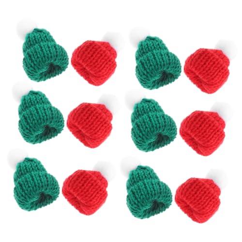 VANZACK 12Stücke Weihnachtsmützen Dekorative Flaschenhüte Niedliche Puppenhüte Für DIY Bastelprojekte Weihnachtsdekoration Für Flaschen Puppen Und Kleine Spielzeuge VANZACK 12Stücke Weihnachtsmützen Dekorative Flaschenhüte Niedliche Puppenhüte Für DIY Bastelprojekte Weihnachtsdekoration Für Flaschen Puppen Und Kleine Spielzeuge von VANZACK