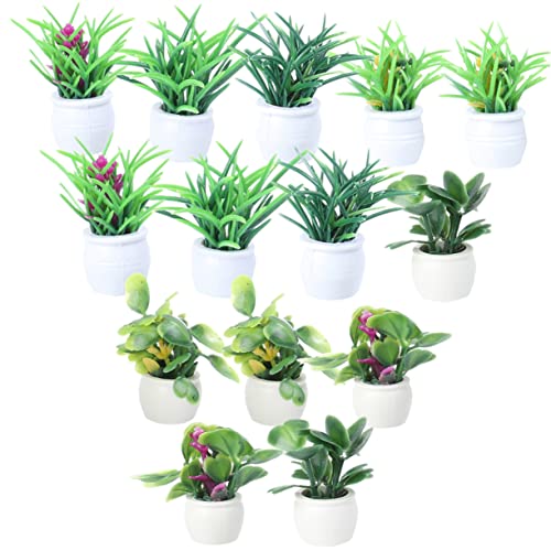 VANZACK 14Stücke Teiliges Bonsai Modell DIY Mikrolandschaft Zubehör Mit Mini Blumentöpfen Für Kreative Dekoration Wohnräumen von VANZACK