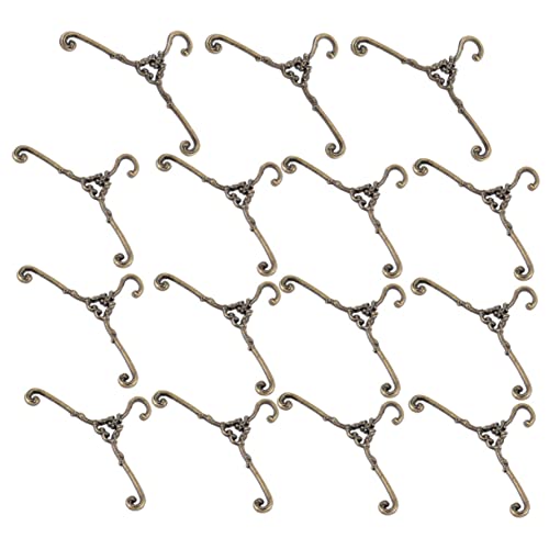 VANZACK 15Stücke Mini Kleiderbügel Für Puppenhaus Vintage Metall Puppenbügel Antikbronze Für Puppenbekleidung Puppenzubehör Für Kreative Spielwelten VANZACK 15Stücke Mini Kleiderbügel Für Puppenhaus Vintage Metall Puppenbügel Antikbronze Für Puppenbekleidung Puppenzubehör Für Kreative Spielwelten von VANZACK
