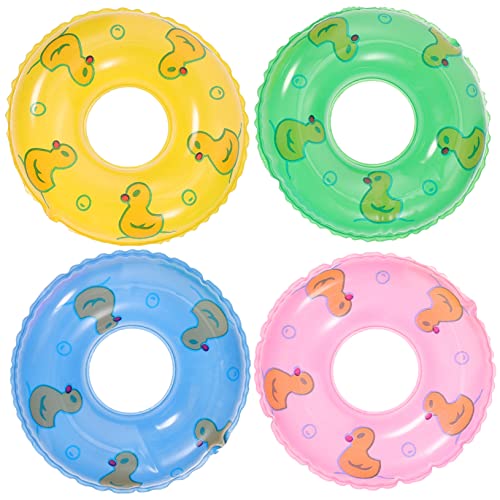 VANZACK 15Stücke Miniaturschwimmringe Für Fotorequisiten Aufblasbare Schwimmring Deko Für Mini Ornamente Zufälligen Farben Für Kreative Fotos Und Veranstaltungen von VANZACK