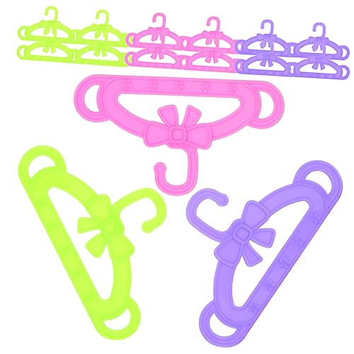 VANZACK 15Stücke Puppenkleidungsaufhänger Aus Kunststoff Für Puppen Und Perfektes Zubehör Für Puppenbekleidung Und Spielzeuggeschenke von VANZACK