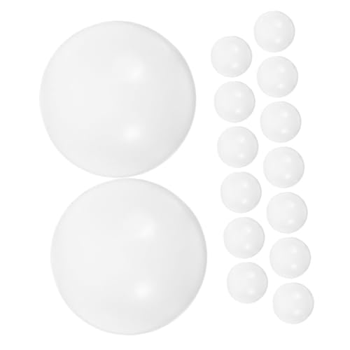 VANZACK 15pcs Mini Tischfußballkugeln 32 Mm Glatt Weiße Foosball -spielbälle Für Desk Ball Game Accessoires Foosball Tisch Tischfußball von VANZACK