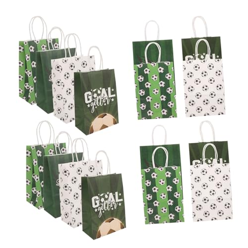 VANZACK 16Stücke Fußball Geschenktüten Aus Papier Kleine Geschenktüten Für Fußball Mottopartys Geschenkverpackungen Für Kindergeburtstage Für Fußball Fans VANZACK 16Stücke Fußball Geschenktüten Aus Papier Kleine Geschenktüten Für Fußball Mottopartys Geschenkverpackungen Für Kindergeburtstage Für Fußball Fans von VANZACK