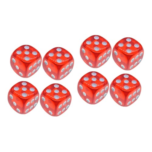 VANZACK 18 Mm 6-seitige Durchsichtige Rote Spielwürfel Im 4er-Pack – Ideal Für Brettspiele Mathe Unterricht Und Party Gefälligkeiten – Robuste Würfel Für Unvergessliche Spielerlebnisse VANZACK 18 Mm 6-seitige Durchsichtige Rote Spielwürfel Im 4er-Pack – Ideal Für Brettspiele Mathe Unterricht Und Party Gefälligkeiten – Robuste Würfel Für Unvergessliche Spielerlebnisse von VANZACK
