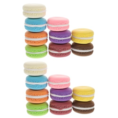 VANZACK 18 Stck. Simulierte Macaron Modelle Teilig Realistische Kuchen Deko Fotorequisite für Hochzeit Taufe Konfirmation Dessert Laden Zuhause Tischdekoration VANZACK 18 Stck. Simulierte Macaron Modelle Teilig Realistische Kuchen Deko Fotorequisite für Hochzeit Taufe Konfirmation Dessert Laden Zuhause Tischdekoration von VANZACK