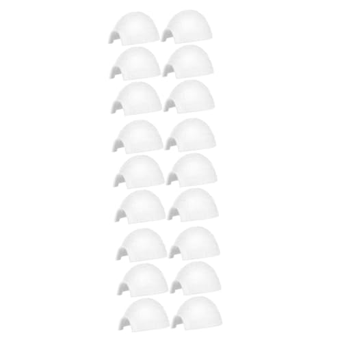 VANZACK 18 Teiliges Mini Iglu Dekorationsset aus Hochwertigem Kunststoff Realistische Igloo Modellfiguren für Kinderzimmer Schreibtisch Terrarien und Miniaturlandschaften Pädagogisch VANZACK 18 Teiliges Mini Iglu Dekorationsset aus Hochwertigem Kunststoff Realistische Igloo Modellfiguren für Kinderzimmer Schreibtisch Terrarien und Miniaturlandschaften Pädagogisch von VANZACK