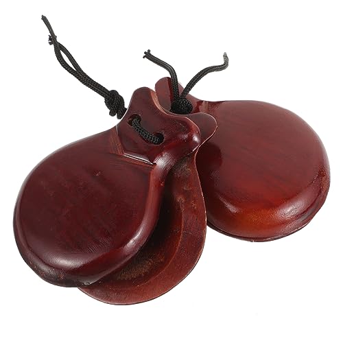 VANZACK 1Paar Castanets Musikalisches Rhythmusspielzeug aus Hochwertigem für Kleine Hände Musikkurse und Kinderthemenpartys Fördert Kreative Entwicklung VANZACK 1Paar Castanets Musikalisches Rhythmusspielzeug aus Hochwertigem für Kleine Hände Musikkurse und Kinderthemenpartys Fördert Kreative Entwicklung von VANZACK
