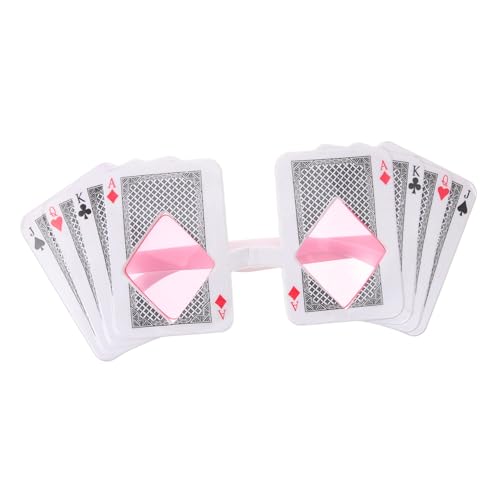 VANZACK 1Paar Lustige Partybrille Kreative Pokerbrille Für Foto Requisiten Witzige Dekoration Für Partys Und Spiele Partyzubehör von VANZACK