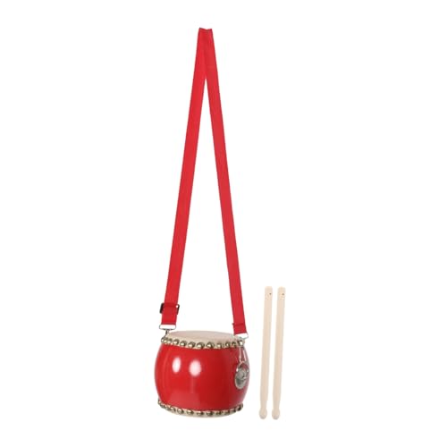 VANZACK 1Satz Babytrommel Set Handtrommel Für Kleinkinder Mit Drumsticks Und Riemen Fell Trommel Für Frühe Musikalische Schlaginstrument Für Ab Jahr von VANZACK