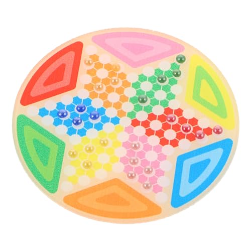 VANZACK 1Satz Chinesische Spielsteine Für Puppenhaus Dekoration Mini Chinese Checkers Als Mini Zubehör Und Ornament Für Kreatives Und Dekoration von VANZACK