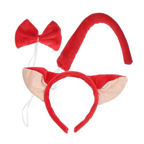 VANZACK 1Satz Cosplay Kostüm für Teiliges mit Stirnband und Fliege Cartoon Tierkostüm für Fasching Karneval und Geburtstagsfeiern VANZACK 1Satz Cosplay Kostüm für Teiliges mit Stirnband und Fliege Cartoon Tierkostüm für Fasching Karneval und Geburtstagsfeiern von VANZACK