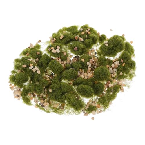 VANZACK 1Satz DIY Gras mit Kies Wintergrün Terrariengras für Modelle und für Dioramen und Bastelprojekte von VANZACK