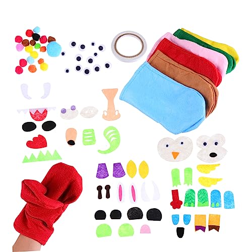 VANZACK 1Satz DIY Handpuppen Set Für Kreatives Filz Bastelset Zur Herstellung Von Handpuppen Art Craft Supplies Für Kreative Projekte Für Kasperletheater Und Spielvergnügen VANZACK 1Satz DIY Handpuppen Set Für Kreatives Filz Bastelset Zur Herstellung Von Handpuppen Art Craft Supplies Für Kreative Projekte Für Kasperletheater Und Spielvergnügen von VANZACK