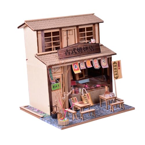 VANZACK 1Satz DIY Holzpuzzle Chinesisches Retro Barbecue Shop Modellbausatz Für Puzzlespielzeug Zum Selbstbauen Kreatives Holzspielzeug Für Ganze Familie VANZACK 1Satz DIY Holzpuzzle Chinesisches Retro Barbecue Shop Modellbausatz Für Puzzlespielzeug Zum Selbstbauen Kreatives Holzspielzeug Für Ganze Familie von VANZACK
