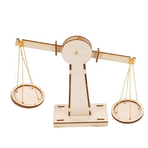 VANZACK 1Satz DIY Holzwaage Für Lehrmittel Und Frühes Lernspielzeug Wissenschaft Und Technik Balkenwaage Zum Selbermachen Für Kreative von VANZACK