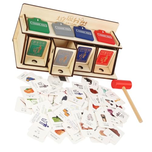 VANZACK 1Satz DIY Müllsortierspielzeug Für Pädagogisches Lernspielzeug Aus Holz Kreative Mülltrennung Spielerisches Lernen Fördert Motorik Und Denkfähigkeiten VANZACK 1Satz DIY Müllsortierspielzeug Für Pädagogisches Lernspielzeug Aus Holz Kreative Mülltrennung Spielerisches Lernen Fördert Motorik Und Denkfähigkeiten von VANZACK