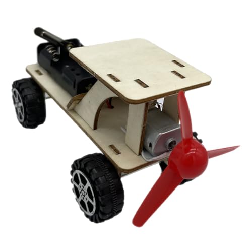 VANZACK 1Satz DIY Windkraft Automodell Bausatz Für Wissenschaftliches Experimentierspielzeug Montagefahrzeug Für Kreatives Lernen Windkraft Modell Zum Selberbauen von VANZACK