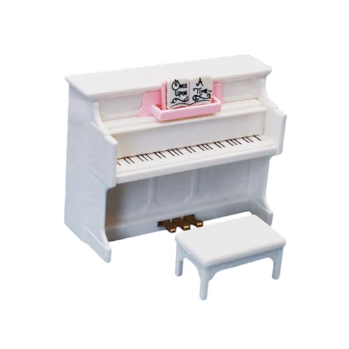 VANZACK 1Satz Deko Mini Klavier Modell Für Puppenhaus Klavier Aus Kunststoff Niedliches Möbelstück Für Foto Requisiten von VANZACK